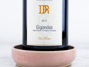 Ceramic Wine Bottle Coaster (Pink)